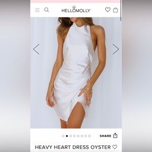 Hello Molly Heavy Heart Dress Oyster